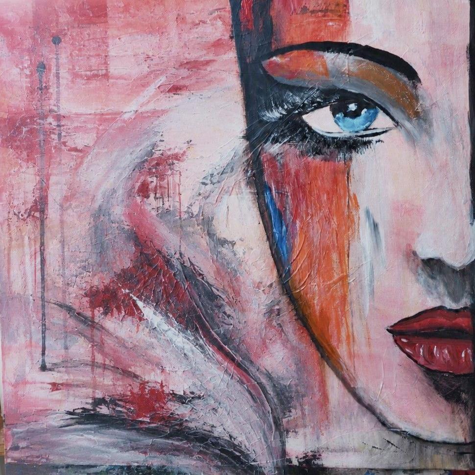 Bild Auge sei wachsam Acrylbild 60x60x4