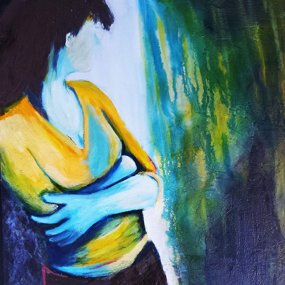 Freie Sicht, Acrylbild, 80x60x2